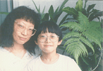 A snapshot of my mother and I in 1989. Click to enlarge.